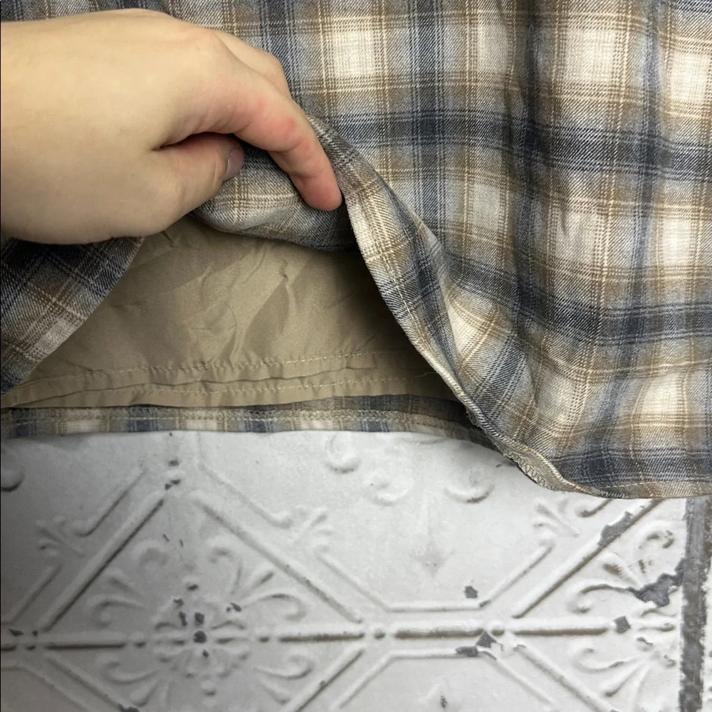 Old Navy Plaid Mini Skirt - Beige and Black - Picture 6 of 6